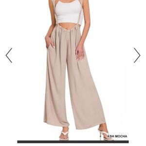 Zenana Wide-Leg Jumpsuit Large